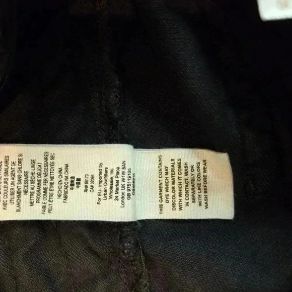 Free People Women's Black Denim Miniskirt Size 29 Snap Front Urban Core Grunge - Picture 10 of 10